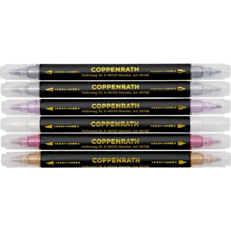 Metallic Brushpens: Beere - 100% selbst Metallic Brushpens: Beere - 100% selbst