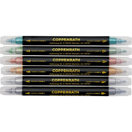 Metallic Brushpens: Grün - 100% selbst g Metallic Brushpens: Grün - 100% selbst g