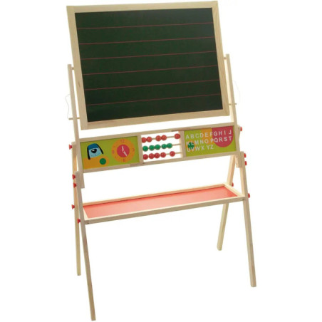 Holz Standtafel mit Ablage