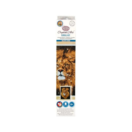 CRYSTAL ART Scroll Löwe