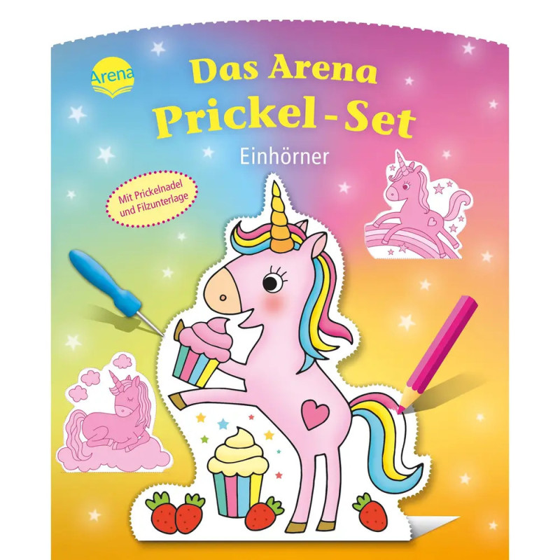 Das Arena Prickel-Set Einhörner