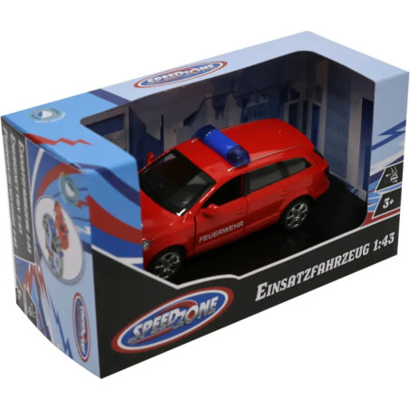 Speedzone D C Einsatzfahrzeuge, 2-fach sortiert, 1:43, Rückzug