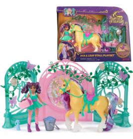 UCA Small Doll Ava & Leaf Stall Spielset