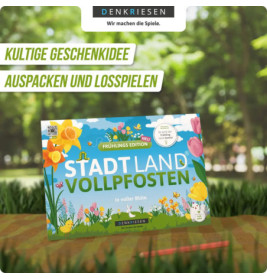 DENKRIESEN - STADT LAND VOLLPFOSTEN® - FRÜHLINGS EDITION -   In voller Blüte   - A4
