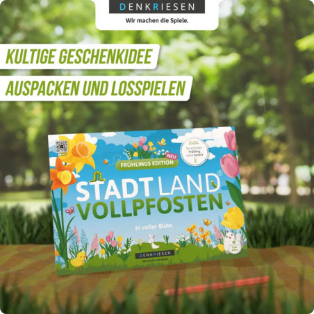 DENKRIESEN - STADT LAND VOLLPFOSTEN® - FRÜHLINGS EDITION -   In voller Blüte   - A4