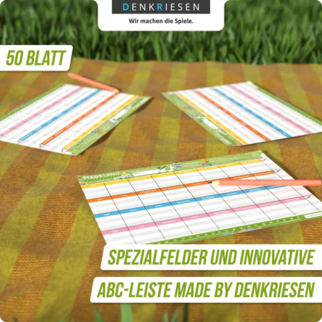 DENKRIESEN - STADT LAND VOLLPFOSTEN® - FRÜHLINGS EDITION -   In voller Blüte   - A4