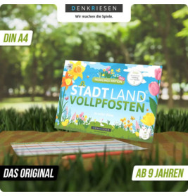 DENKRIESEN - STADT LAND VOLLPFOSTEN® - FRÜHLINGS EDITION -   In voller Blüte   - A4