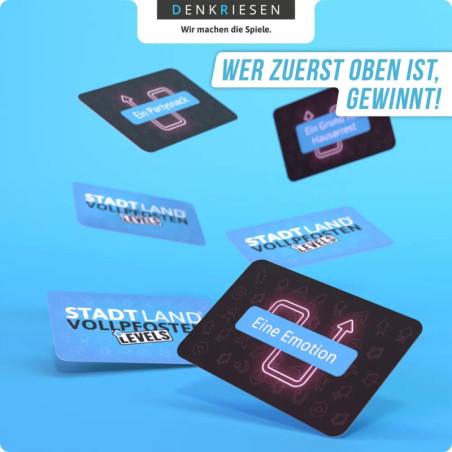 DENKRIESEN - STADT LAND VOLLPFOSTEN® - Levels - PARTY EDITION -   Jetzt geht s rund.