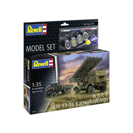 Revell Modellset BM-13-16 Katjuscha/LKW, Maßstab 1:35, inklusive Farben und Pinsel. Revell Modellset BM-13-16 Katjuscha/LKW, Maßstab 1:35, inklusive Farben und Pinsel.