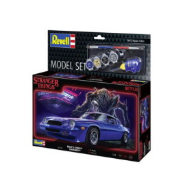 Model Set Stranger Things Chevy Camaro Z 28, Revell Modellbausatz mit Basiszubehör