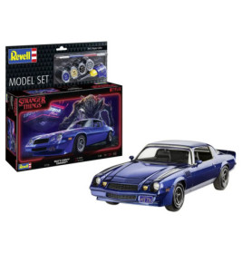 Model Set Stranger Things Chevy Camaro Z 28, Revell Modellbausatz mit Basiszubehör