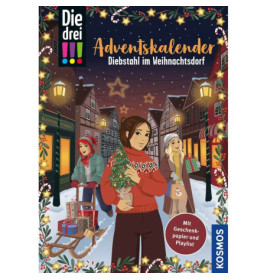 Die drei !!! Adventskalender 2025 Buch Weihnachtsdorf