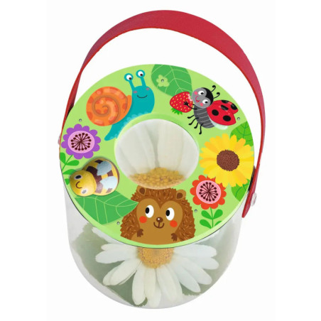 Krabbelkäfer Großer Lupenbecher aus Holz