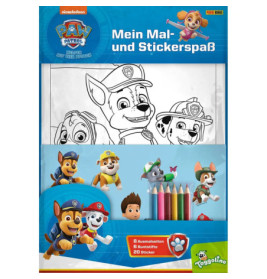 PAW Patrol - Mein Mal- und Stickerspaß