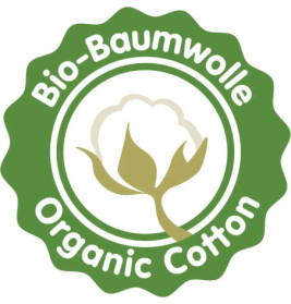 Puppen-Strickstrampler aus 100 % Bio-Baumwolle, ecru, Gr. 35-45 cm