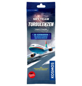 Sky Team Turbulenzen: Erweiterungspack mit Flugzeug-Motiv und auffällig blauer Verpackung.