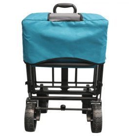 Outdoor active Bollerwagen   Petrol   mit Dach, faltbar