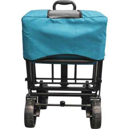 Outdoor active Bollerwagen   Petrol   mit Dach, faltbar