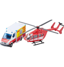 MB Rettungswagen und Helikopter