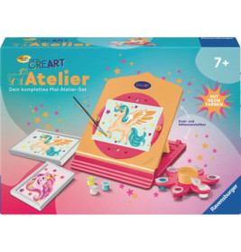 Farbenfrohes Malset mit Einhorn-Motiv für Kinder ab 7 Jahren von Ravensburger.