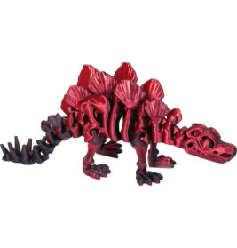 Stegosaurus Skelett - Kristalltier, sortiert