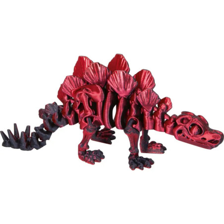 Stegosaurus Skelett - Kristalltier, sortiert