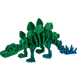 Stegosaurus Skelett - Kristalltier, sortiert