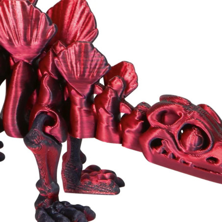 Stegosaurus Skelett - Kristalltier, sortiert