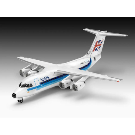 Model Set BAe 146 (RJ85), Revell Modellbausatz mit Basiszubehör