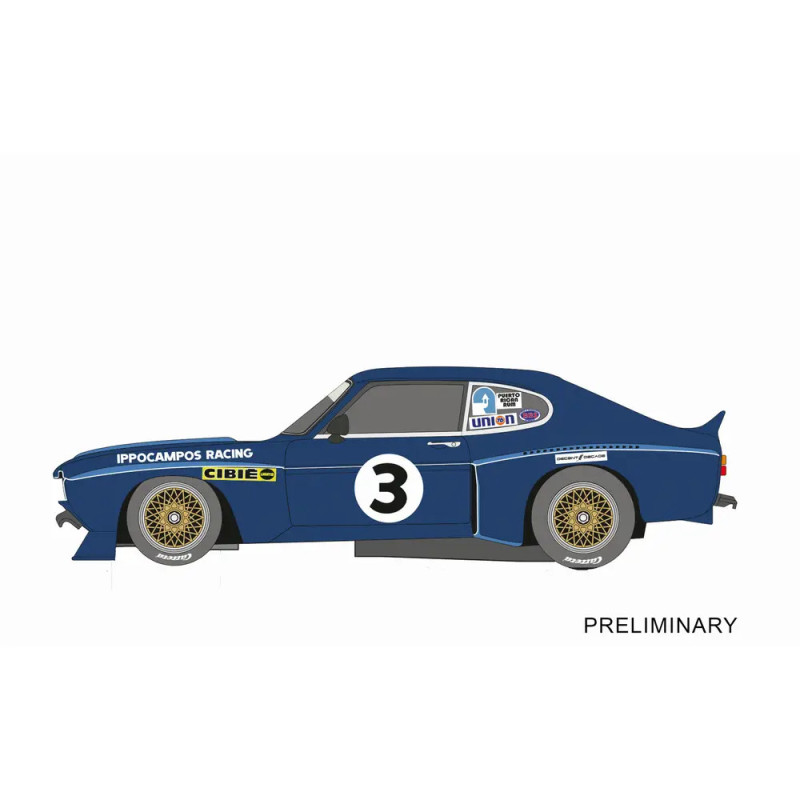 Illustration eines blauen Oldtimers mit der Nummer 3 an der Tür und goldenen Rädern, Seitenansicht. Illustration eines blauen Oldtimers mit der Nummer 3 an der Tür und goldenen Rädern, Seitenansicht.