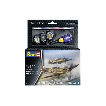 Model Set Spitfire Mk.Ia & Hurricane Mk. Model Set Spitfire Mk.Ia & Hurricane Mk.