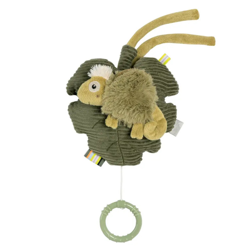 Plüsch-Chamäleon in Grün mit strukturierter Blatt- und Ringrassel, geeignet für Babys oder Kleinkinder. Plüsch-Chamäleon in Grün mit strukturierter Blatt- und Ringrassel, geeignet für Babys oder Kleinkinder.