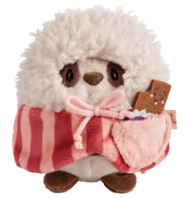 Kuscheltier Panda Kono 8cm mit Schokolade u.Popcornkostüm