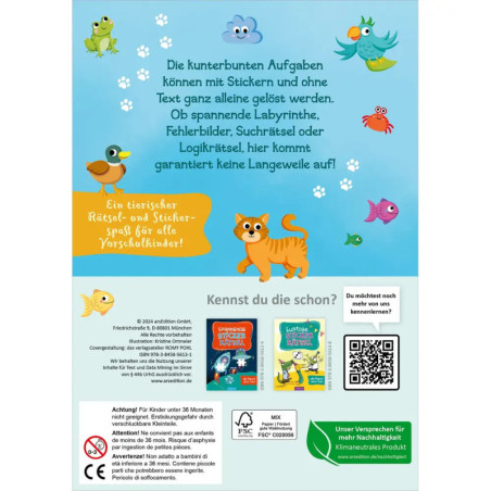 Tierische Sticker-Rätsel