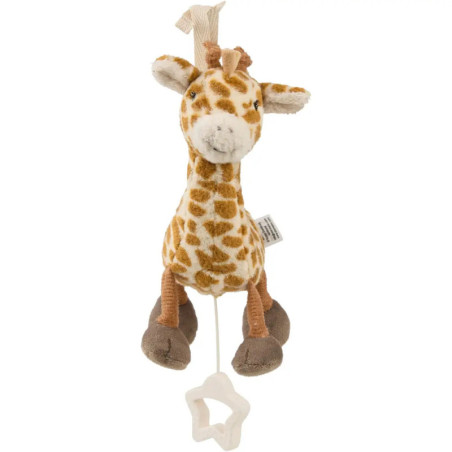 Spieluhr S GIRAFFE Kaya goldbraun