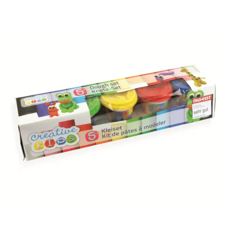 Creative Kids - Kinderknete 5er Pack