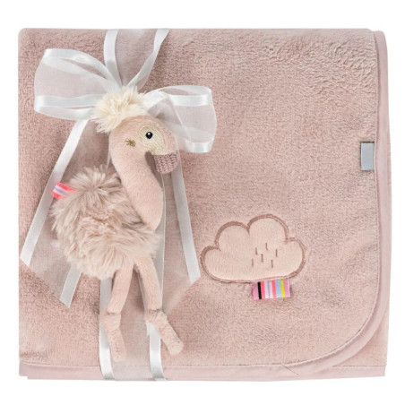 Kuscheldecke Flamingo