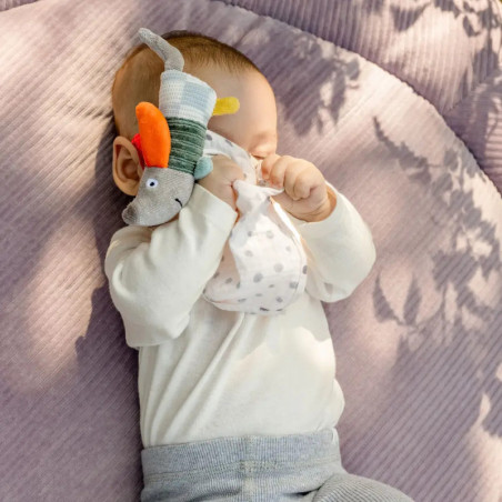 Mini-Schmusetuch Hund NATUR