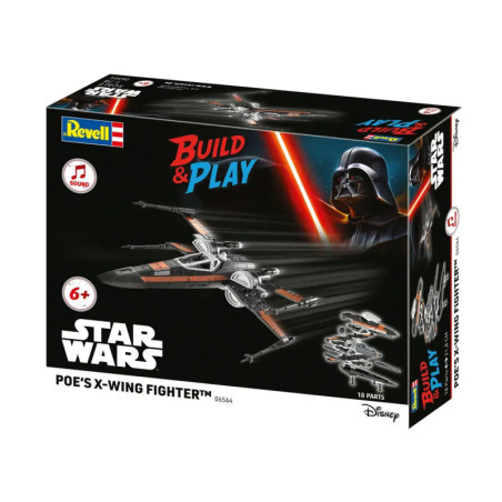 Poes X-Wing Fighter (w/Sound): Build & P