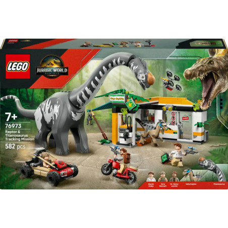 JUR Jurassic World™ Raptor & Titanosaurus