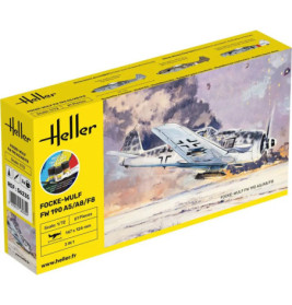 Modellbausatz der Focke-Wulf FW 190 A5/A8/F8 mit Flugzeugabbildung auf der Verpackung.