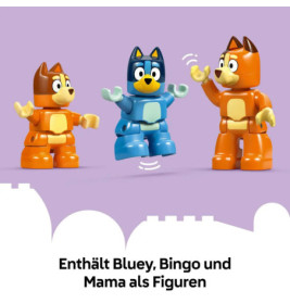 Blueys Familienhaus mit Memory-Spiel
