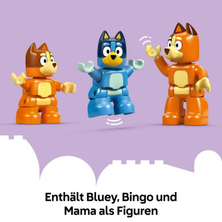 Blueys Familienhaus mit Memory-Spiel