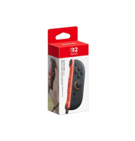 Nintendo Switch Joy-Con Controller in Rot und Schwarz in Originalverpackung.