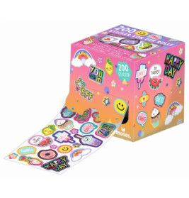 Happy Day Sticker von der Rolle