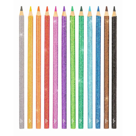 Happy Day Buntstifte im Glitzerlook
