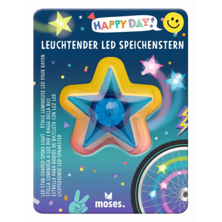 Happy Day Leuchtende Speichensterne LED