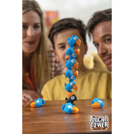 Toucan Tower Stacking Fun