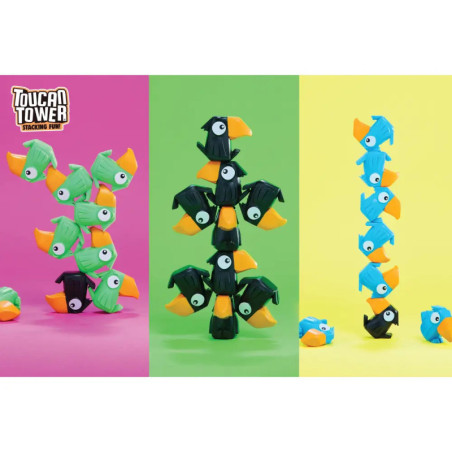 Toucan Tower Stacking Fun
