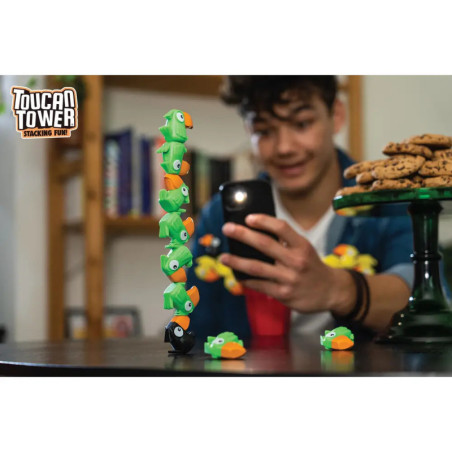Toucan Tower Stacking Fun